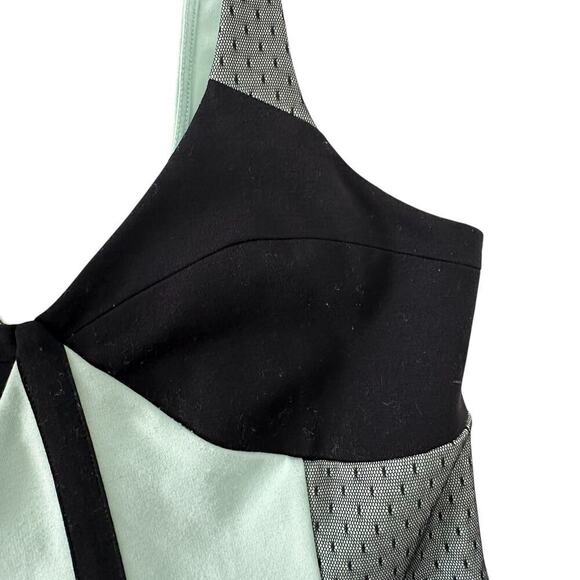 Kardashian Kollection Mint Green Color Block  Bodycon Dress (L) - Picture 13 of 16